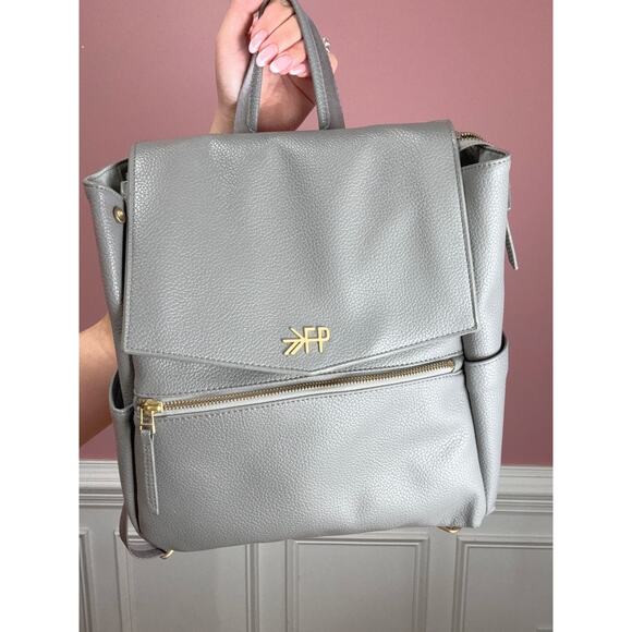 Freshly Picked Handbags - Freshly Picked Stone Mini Classic Bag Gray